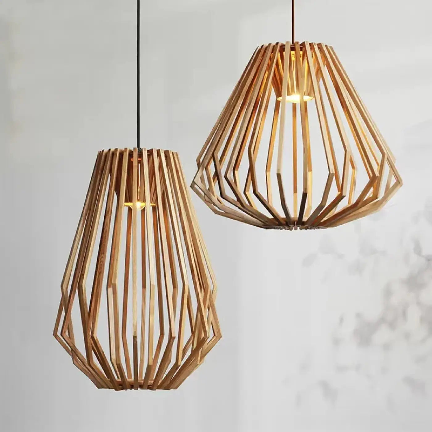 Suspension Luminaire en Bois - Geo
