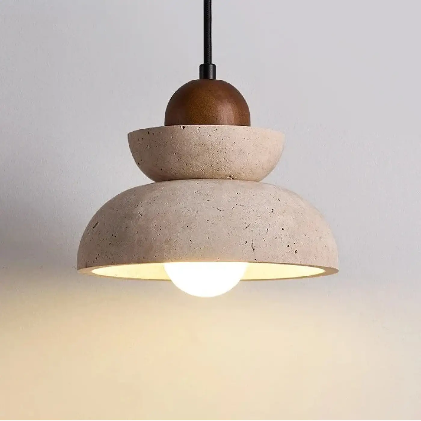 Suspension Luminaire Design en Bois - Bisare