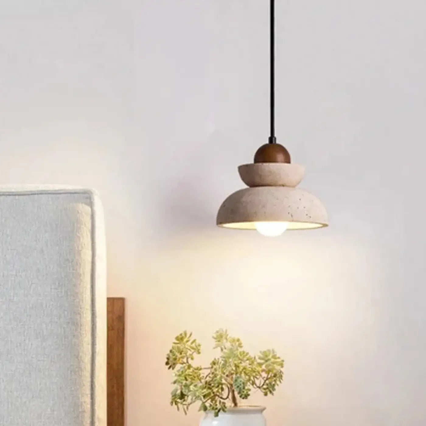 Suspension Luminaire Design en Bois - Bisare