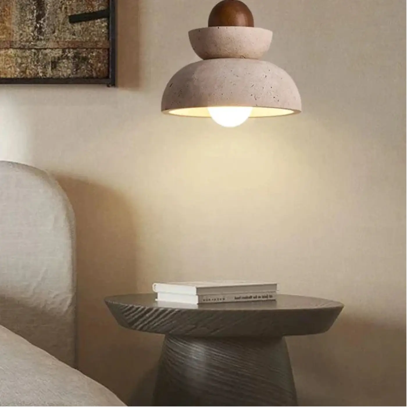 Suspension Luminaire Design en Bois - Bisare