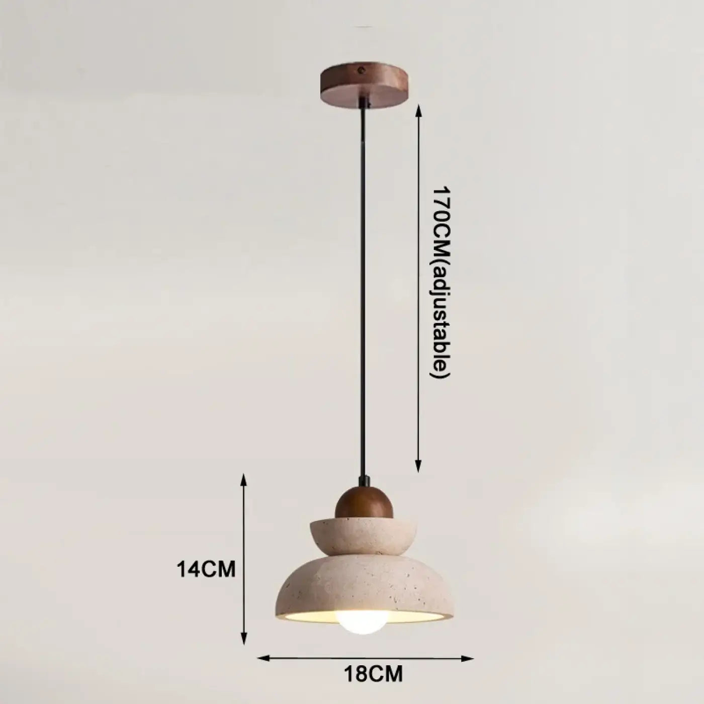 Suspension Luminaire Design en Bois - Bisare