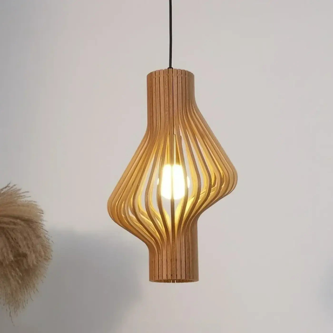 Suspension Luminaire Moderne en Bois - Tempori
