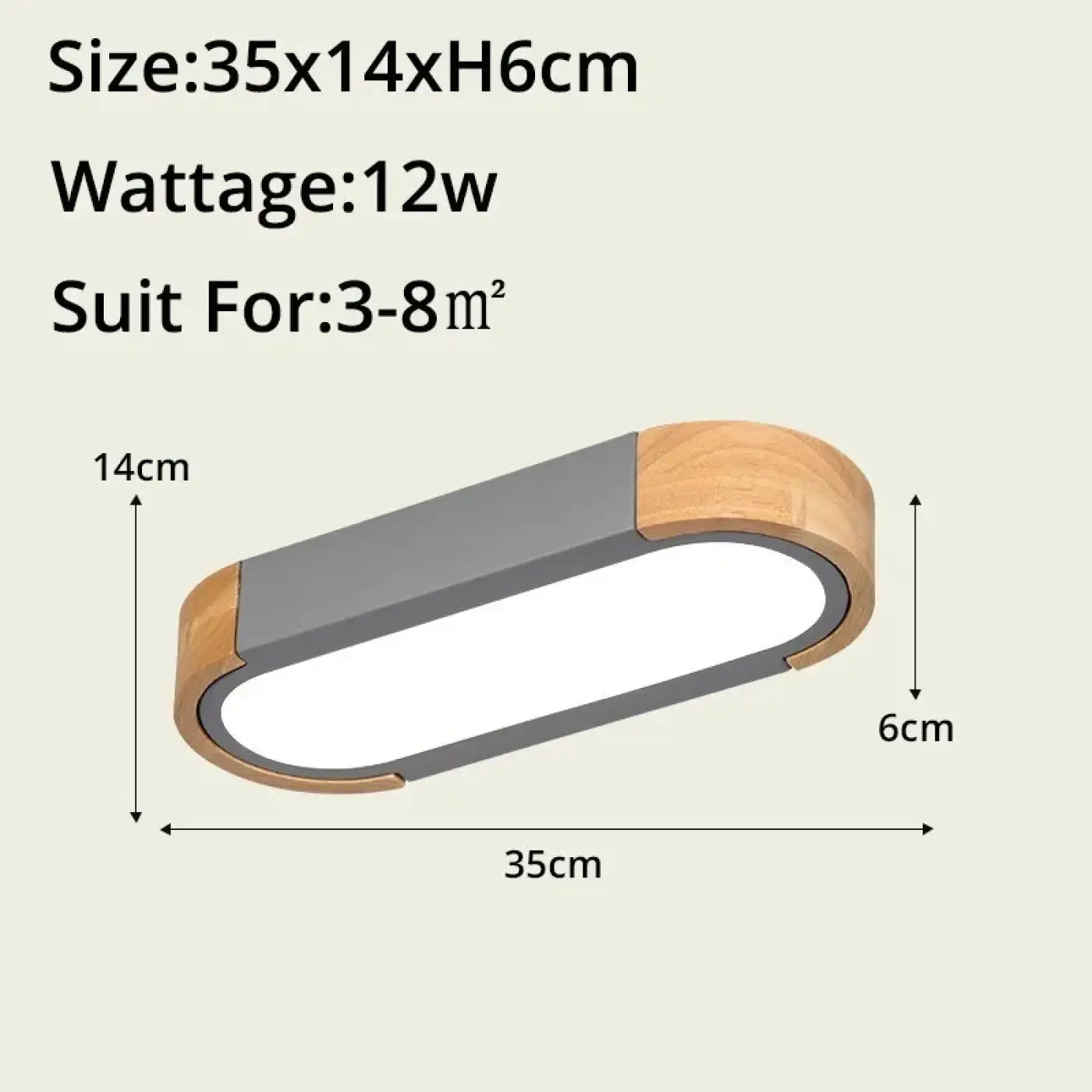 Luminaire Plafonnier Design en Bois - Desolite