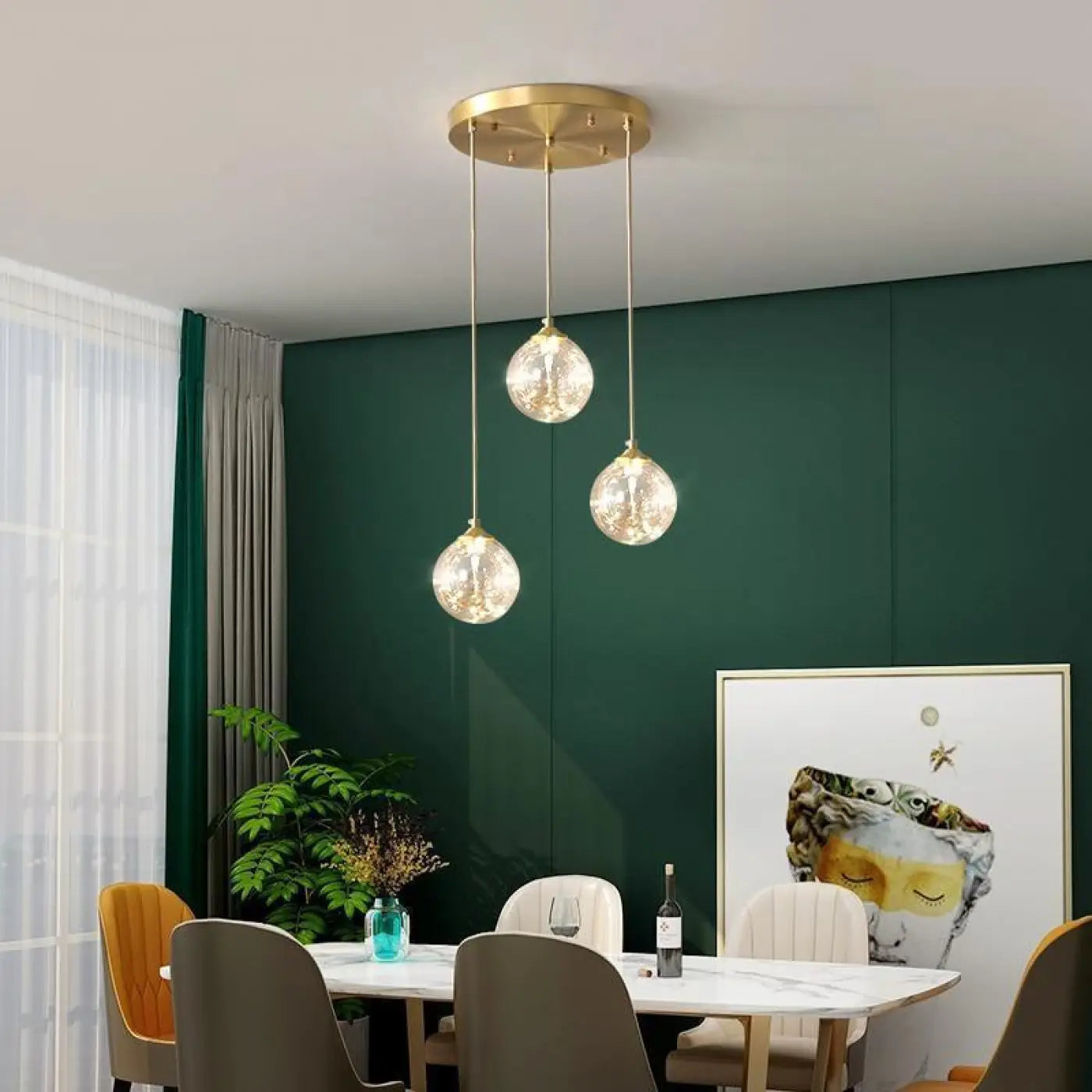 Suspension Luminaire en Verre - Light