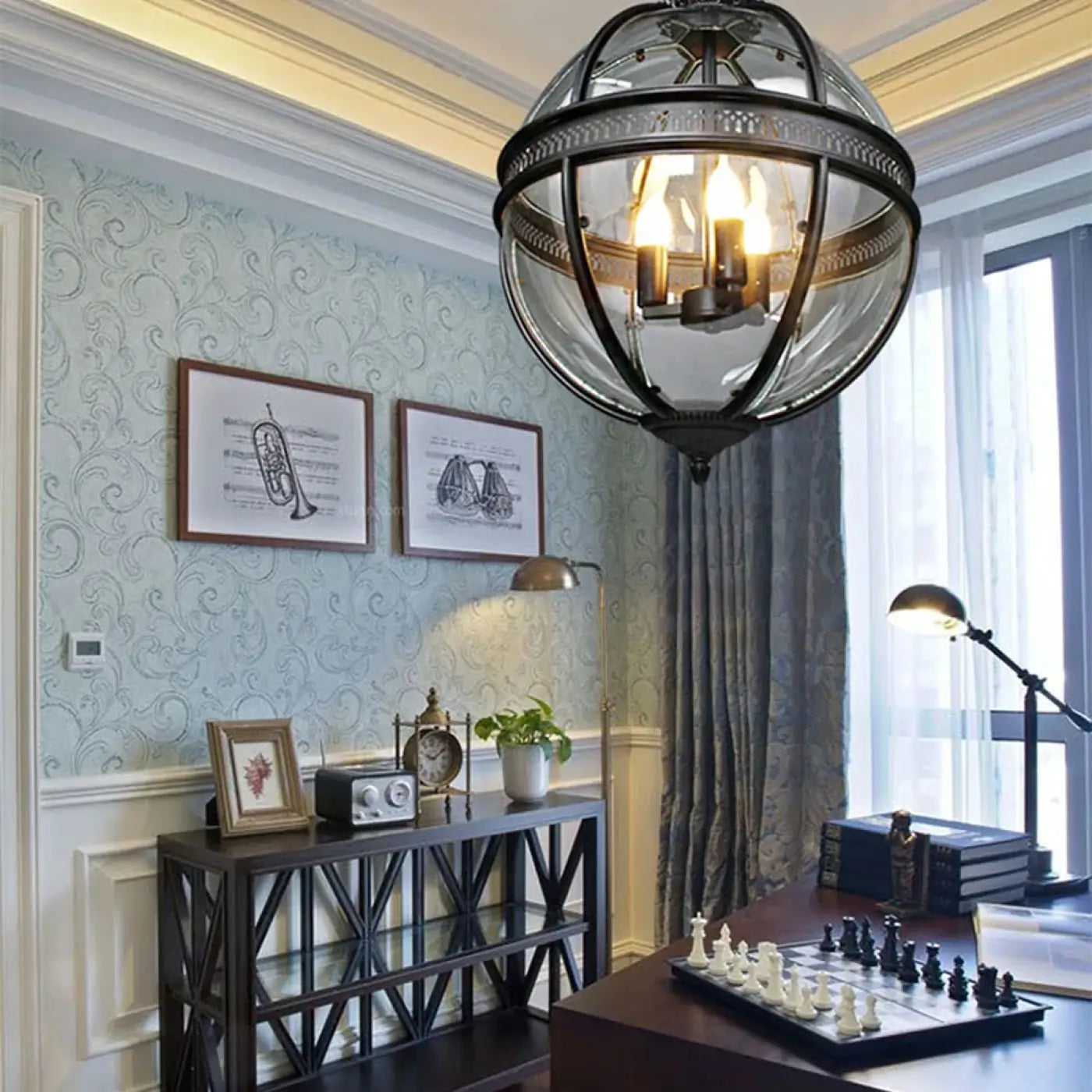 Suspension Luminaire en Verre - Ameri
