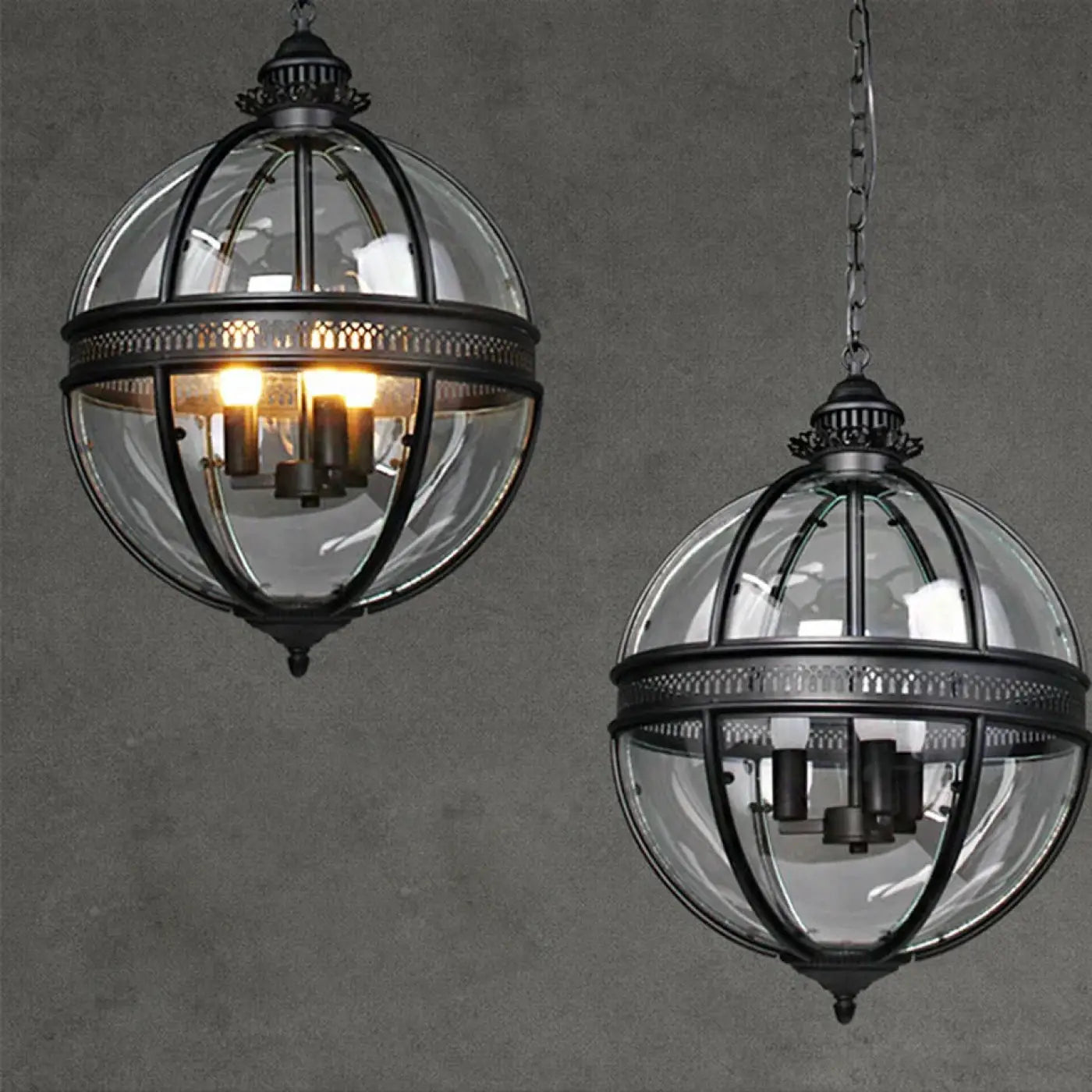 Suspension Luminaire en Verre - Ameri