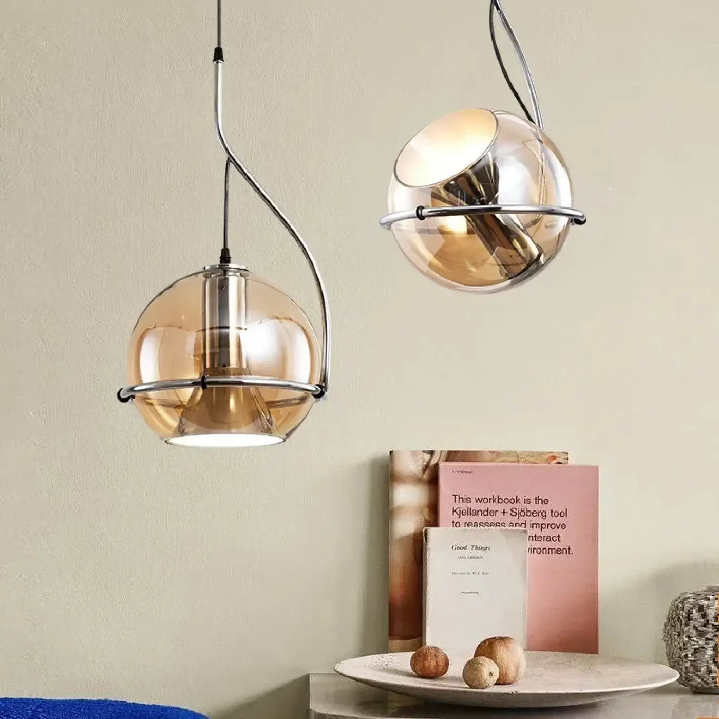 Suspension Luminaire en Verre - Mina