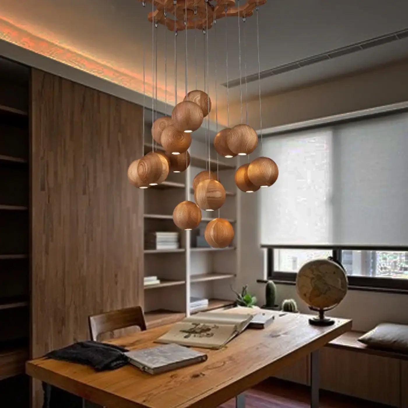 Suspension Luminaire en Bois - Boubou