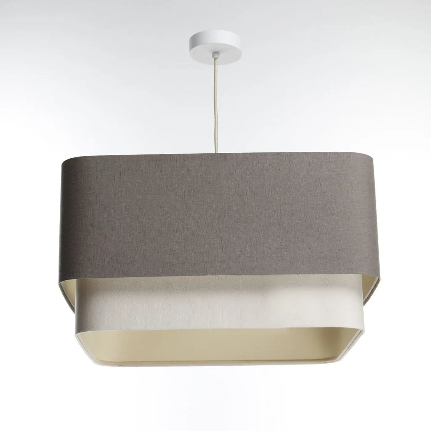 Suspension Luminaire Moderne - Kwadro Duo (Marron)