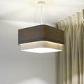Suspension Luminaire Moderne - Kwadro Duo (Marron)