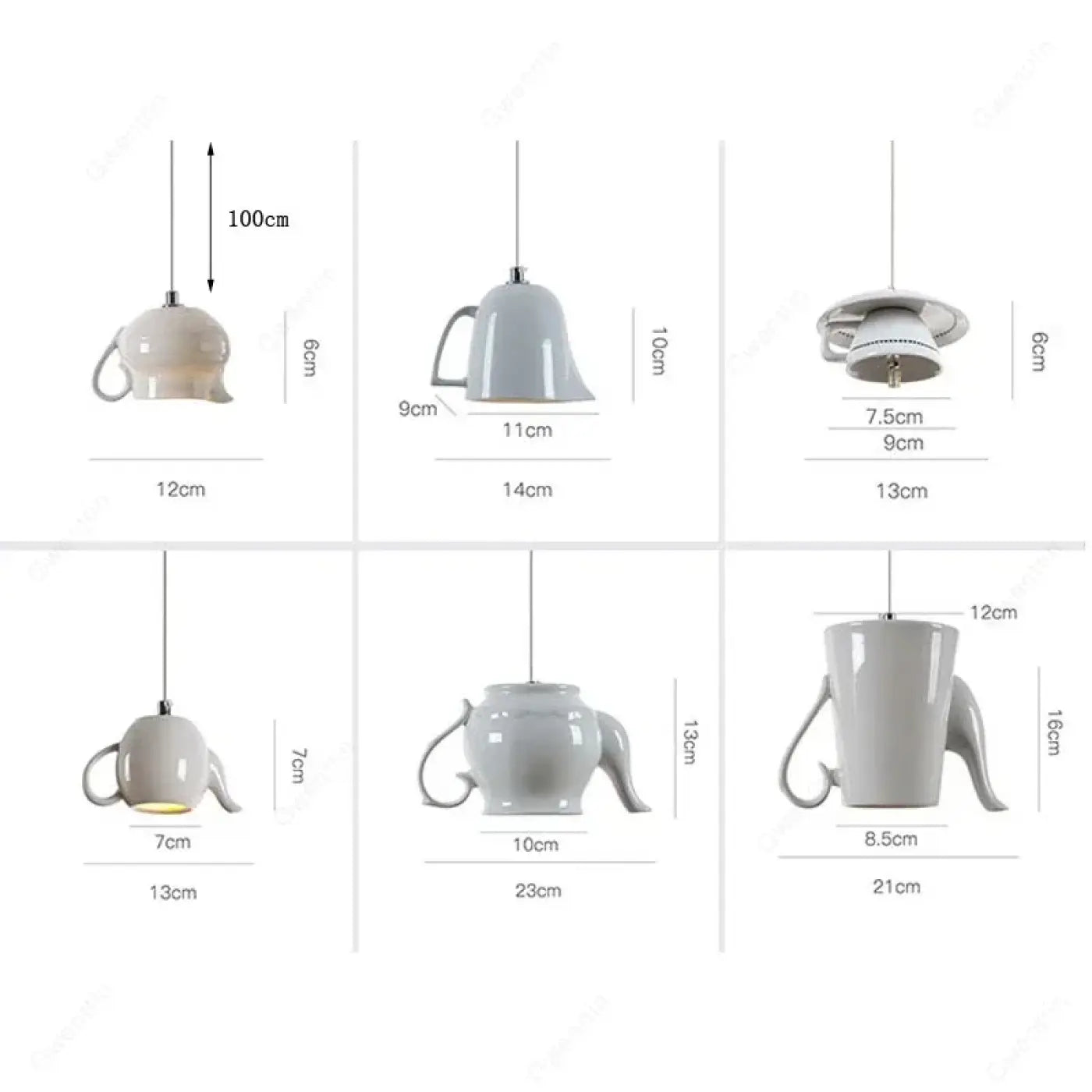 Suspension Luminaire Chic - Ceramica