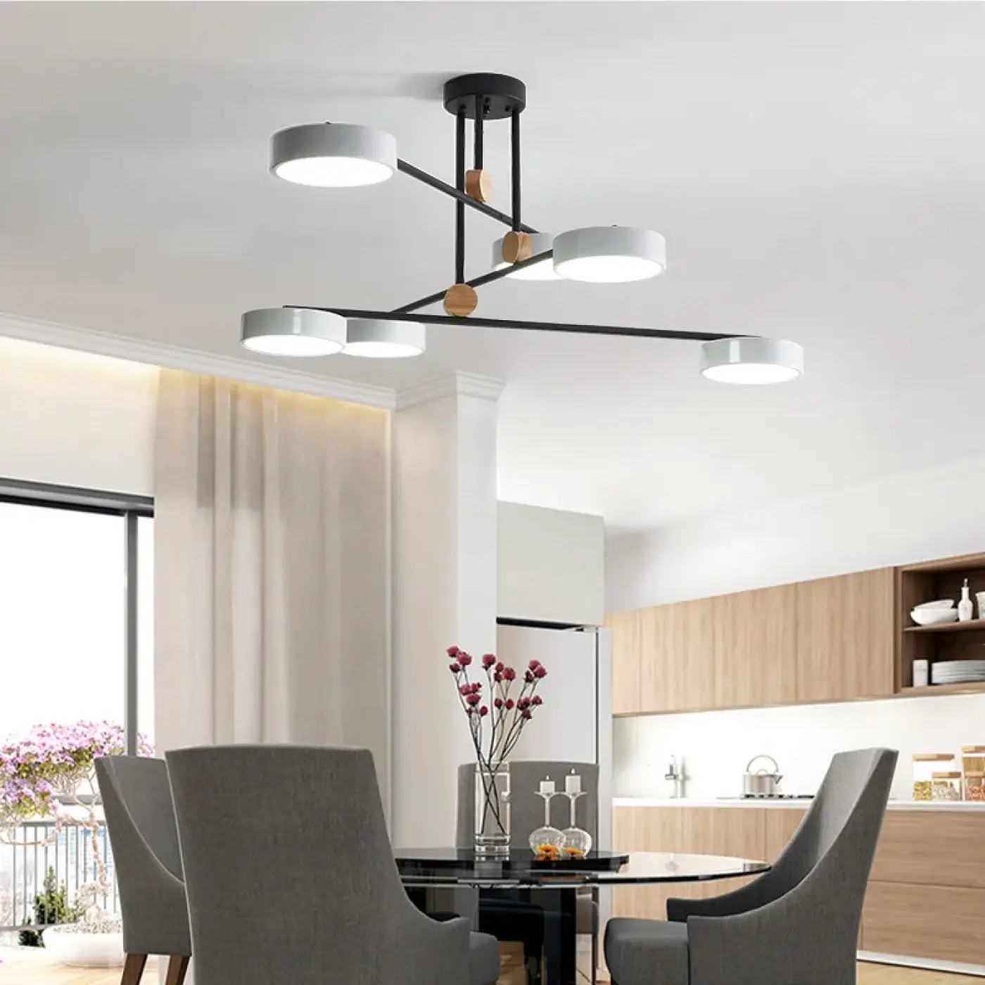 Luminaire Plafonnier Chic en Bois - Cale