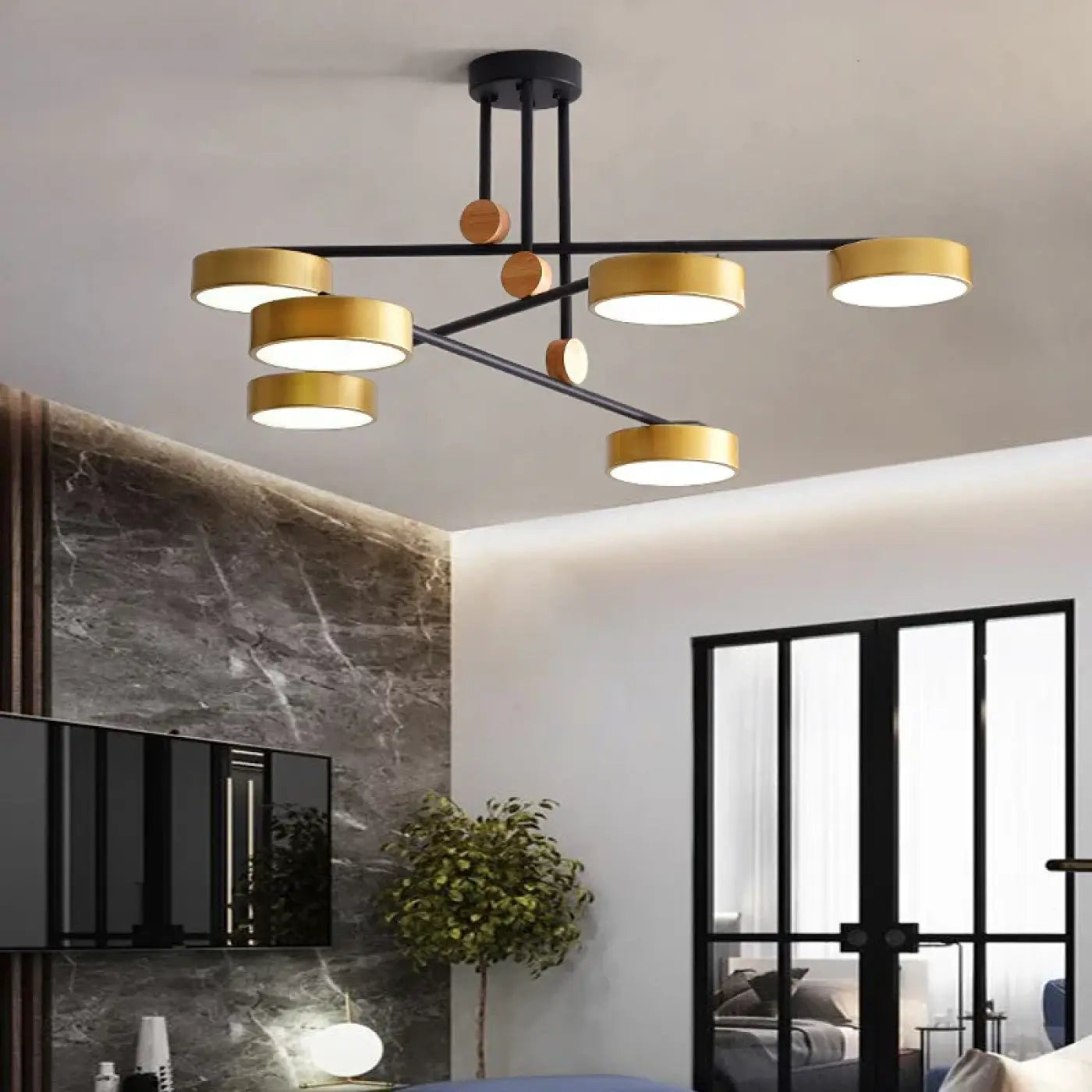 Luminaire Plafonnier Chic en Bois - Cale