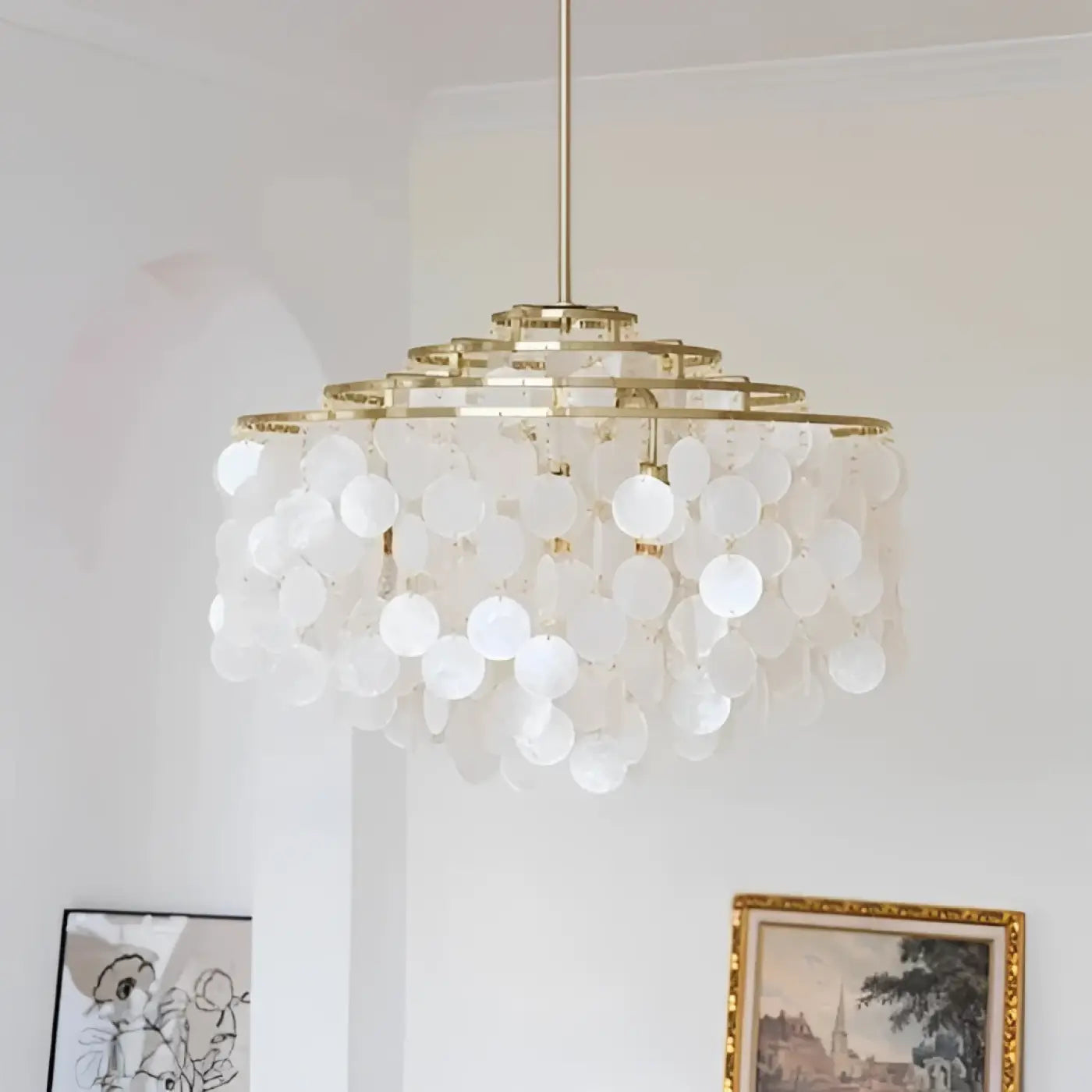 Suspension Luminaire Chic en Metal - Capizia