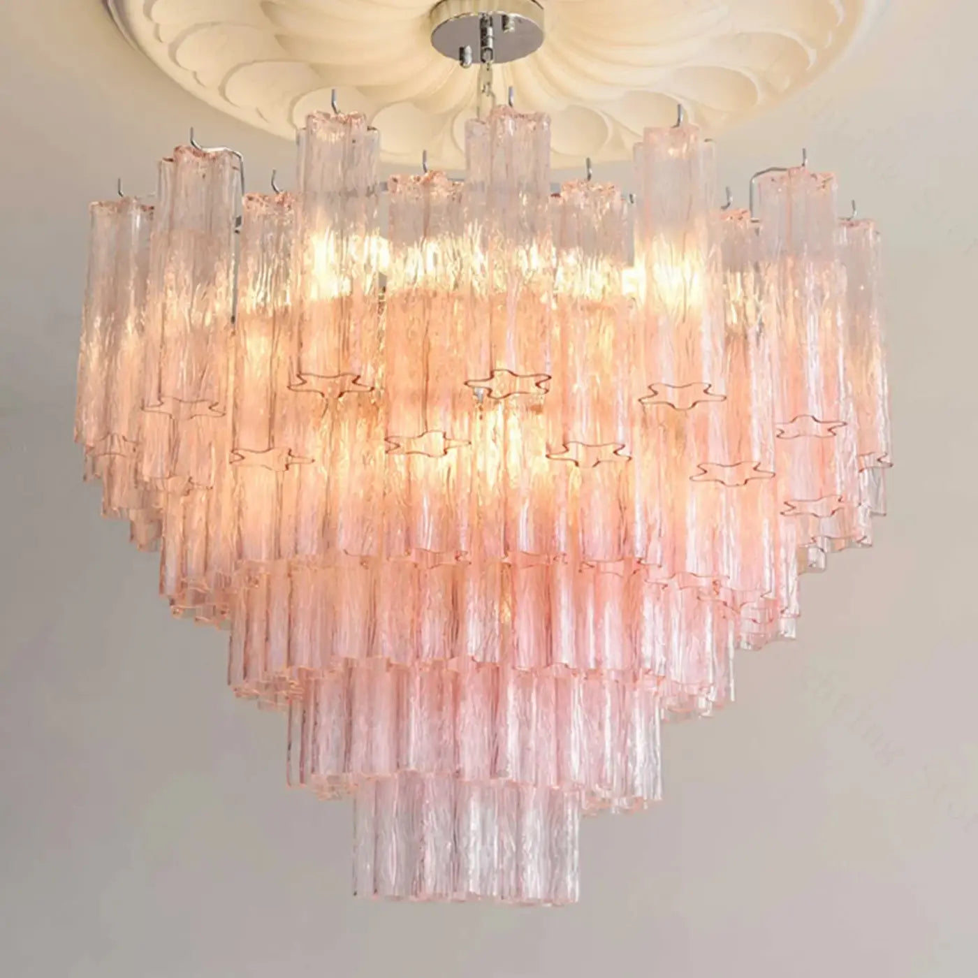 Suspension Luminaire Chic en Verre - Rosila