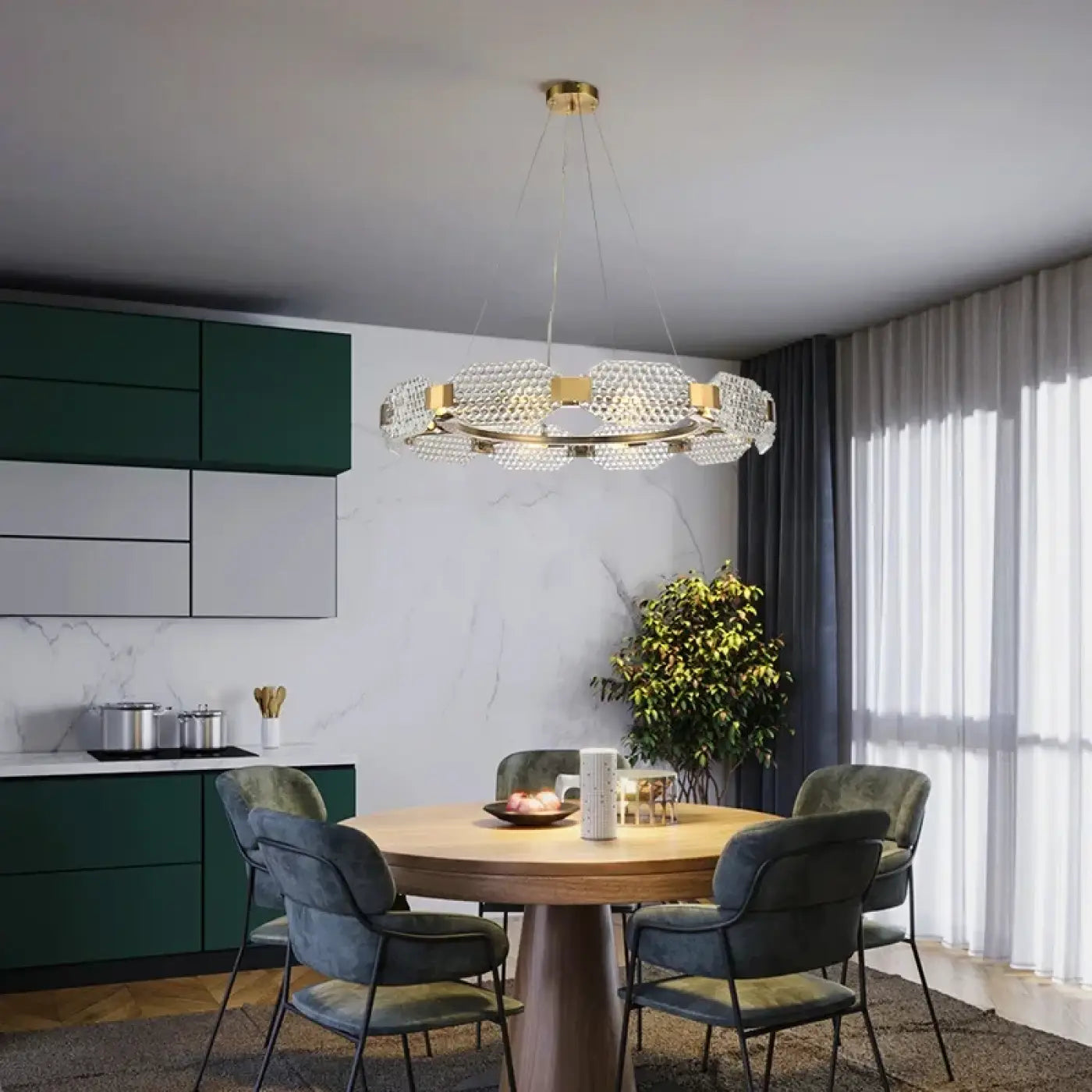 Suspension Luminaire en Cristal - Relve