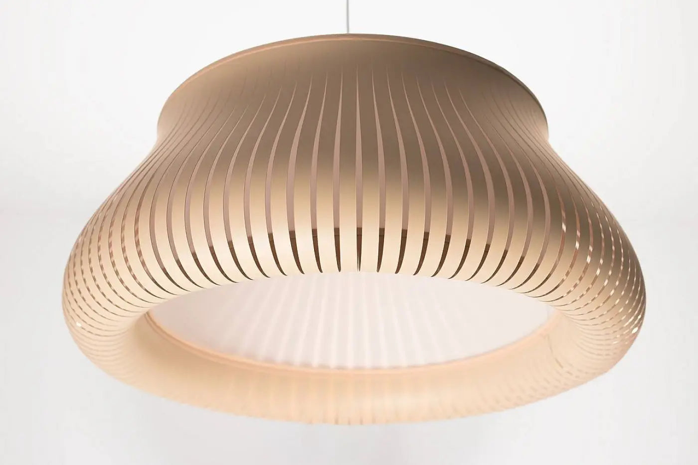 Suspension Luminaire Design - Oblo (Crème)
