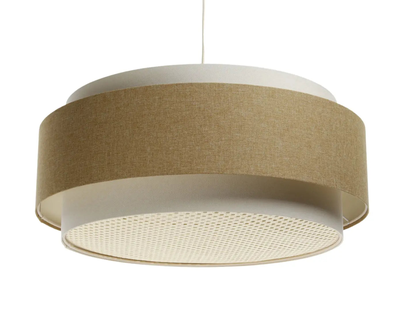 Suspension Luminaire Chic - Doblo Boho Elegant (Crème/ Caramel/ Ecru)