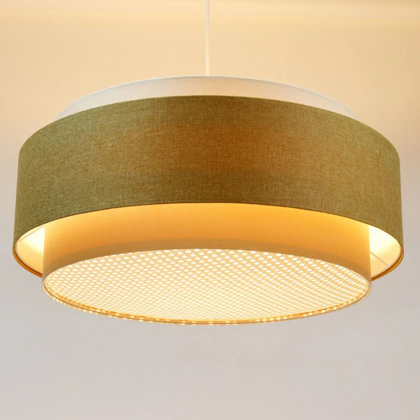Suspension Luminaire Chic - Doblo Boho Elegant (Crème/ Caramel/ Ecru)