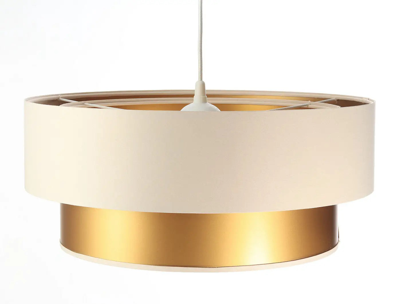 Suspension Luminaire - Duo (Creme/Doré)