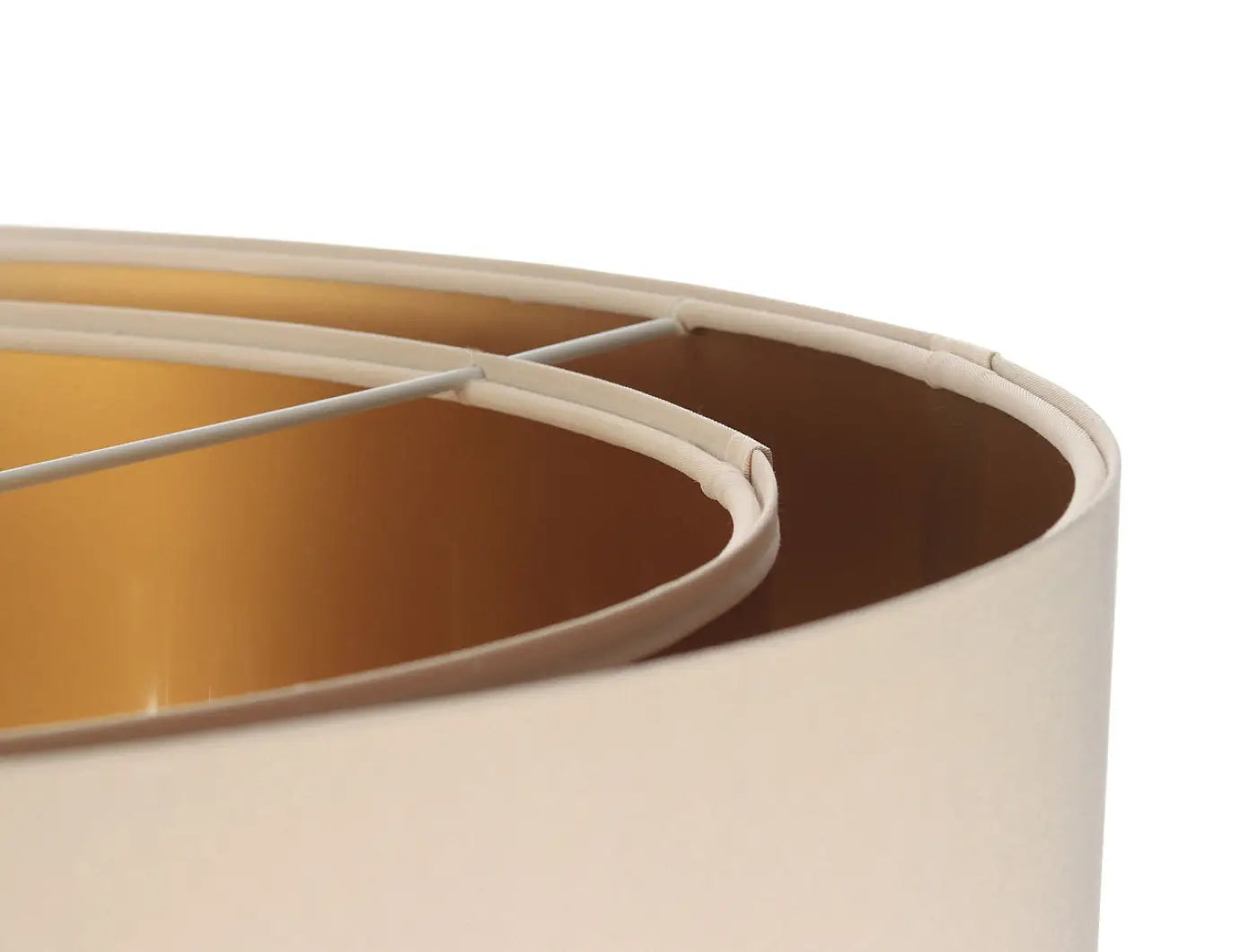 Suspension Luminaire - Duo (Creme/Doré)