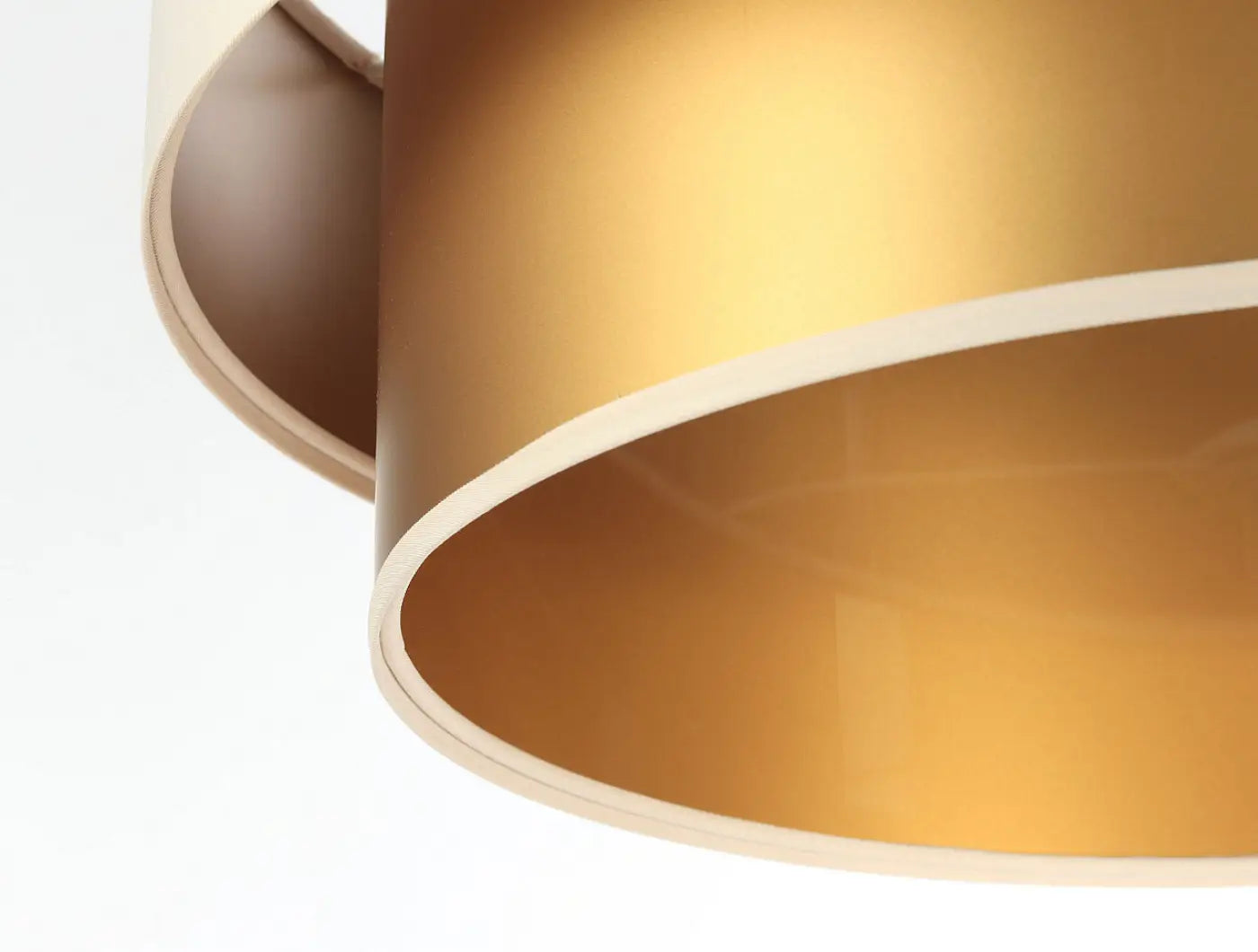 Suspension Luminaire - Duo (Creme/Doré)
