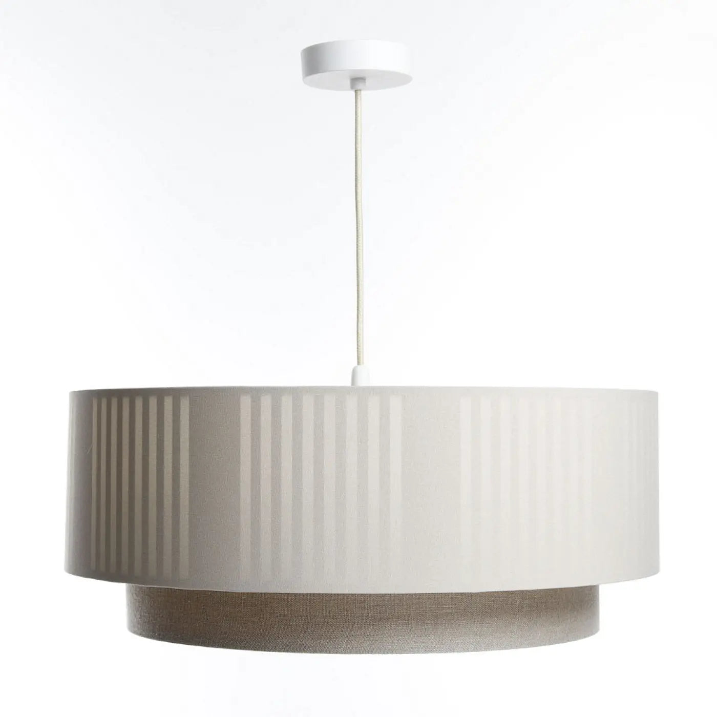Suspension Luminaire Design - Duo Lami Line (Crème/Gris)