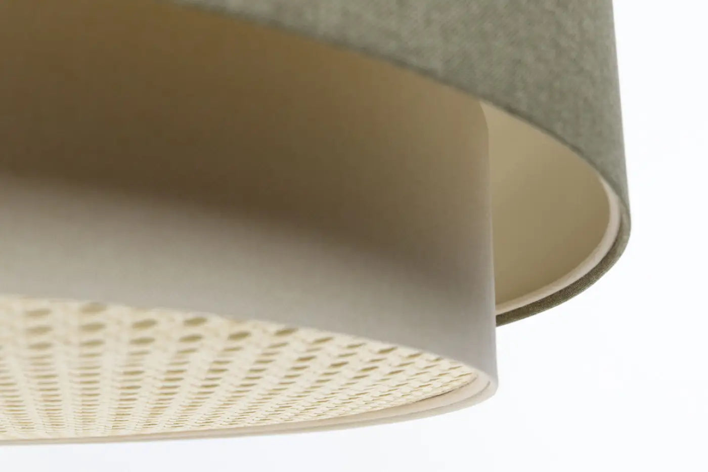 Suspension Luminaire Design - Doblo Boho Elegant (Crème/ Olive/ Ecru)