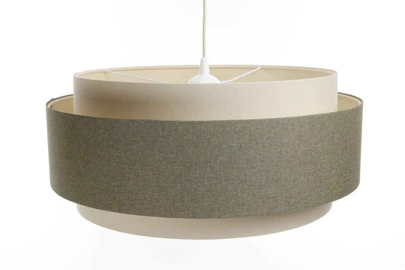 Suspension Luminaire Design - Doblo Boho Elegant (Crème/ Olive/ Ecru)