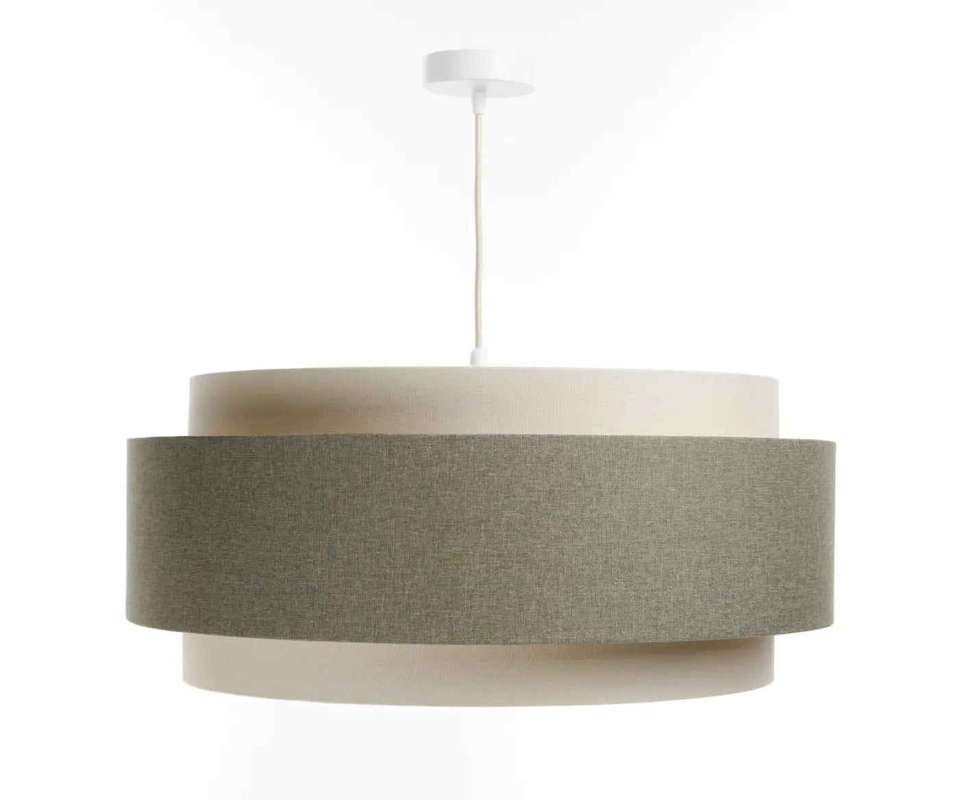 Suspension Luminaire Design - Doblo Boho Elegant (Crème/ Olive/ Ecru)