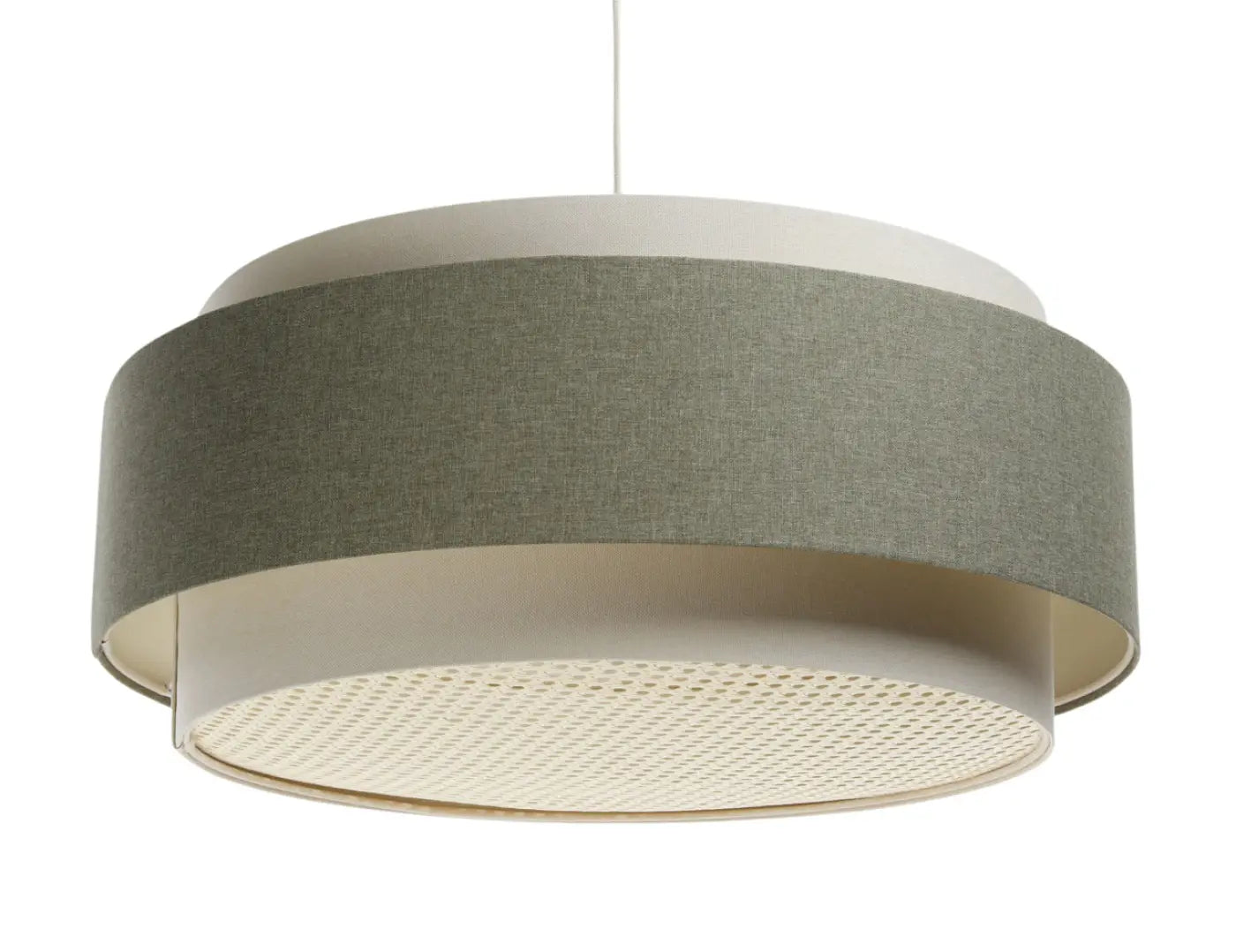 Suspension Luminaire Design - Doblo Boho Elegant (Crème/ Olive/ Ecru)