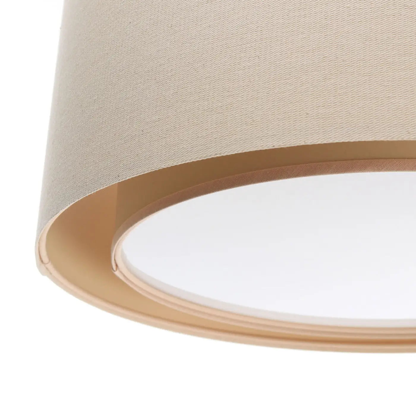 Suspension Luminaire Chic en Tissu - Duo Boho (Crème)