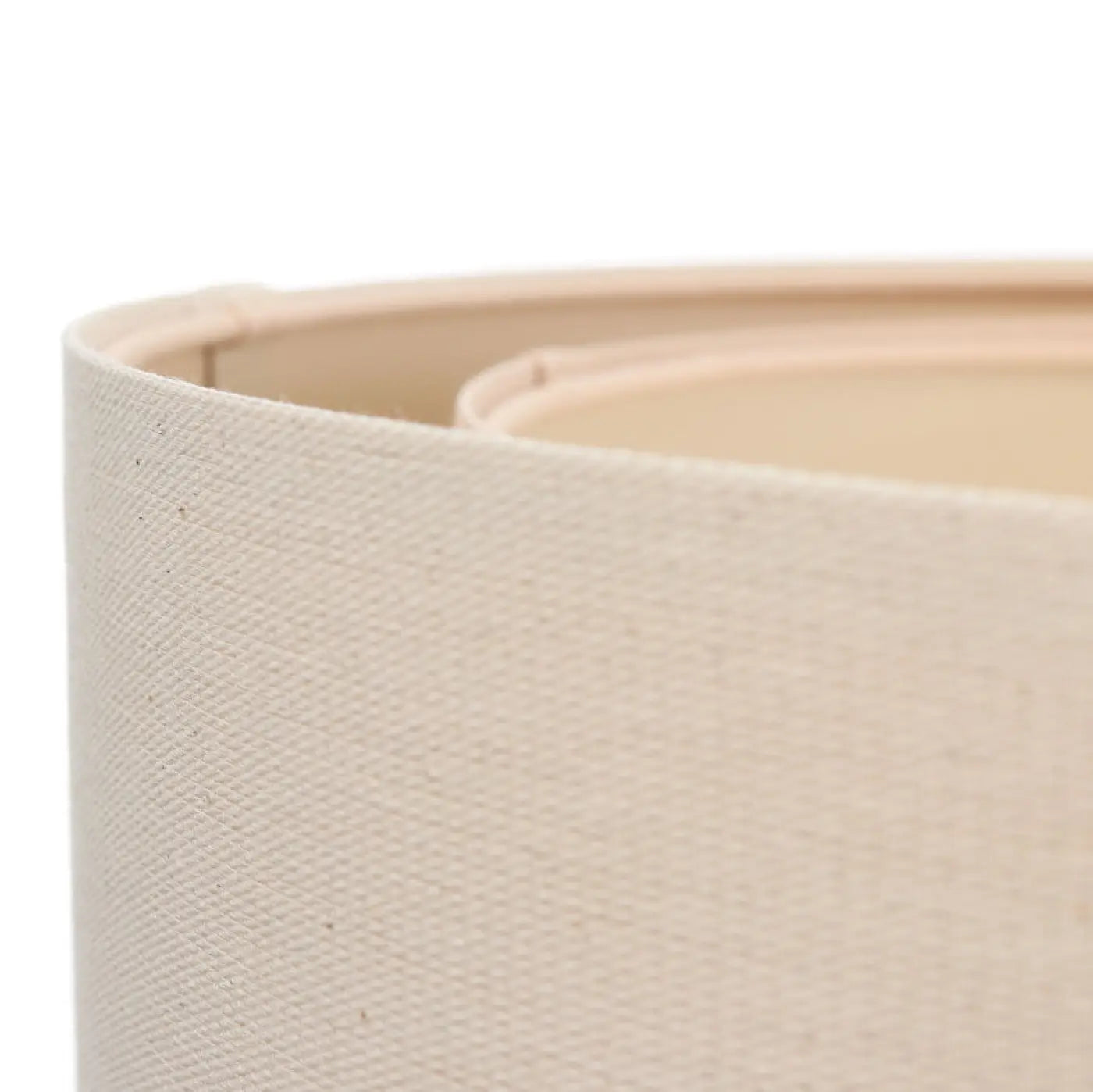Suspension Luminaire Chic en Tissu - Duo Boho (Crème)