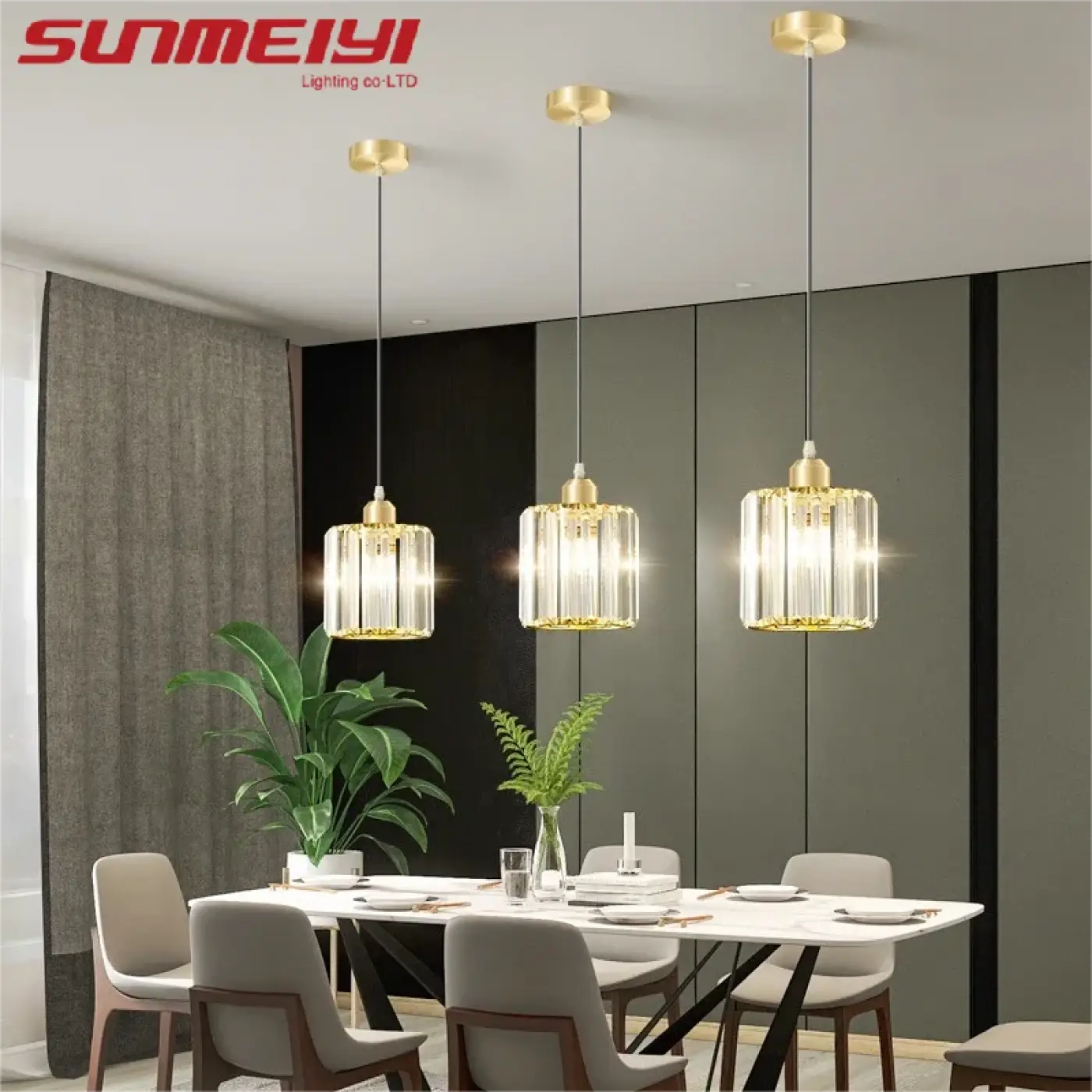 Suspension Luminaire Elegant en Cristal - Rido
