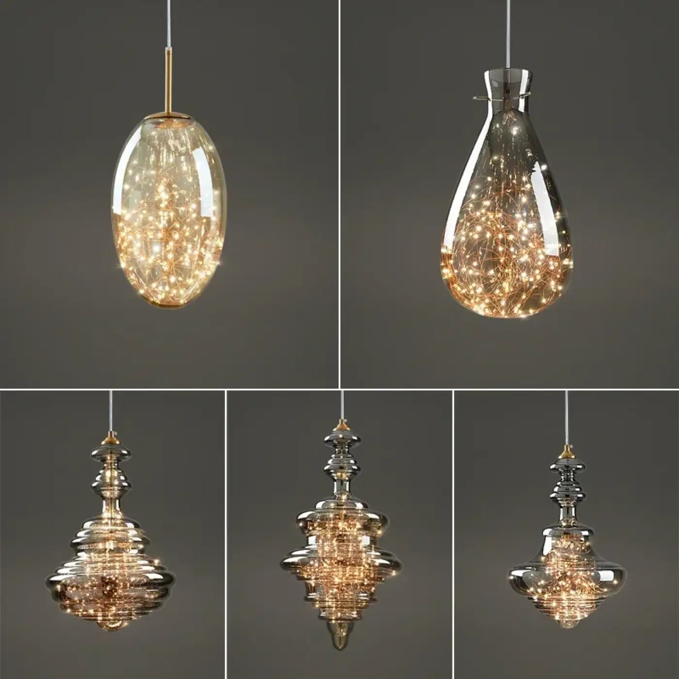 Suspension Luminaire Moderne en Verre - Duroutyge