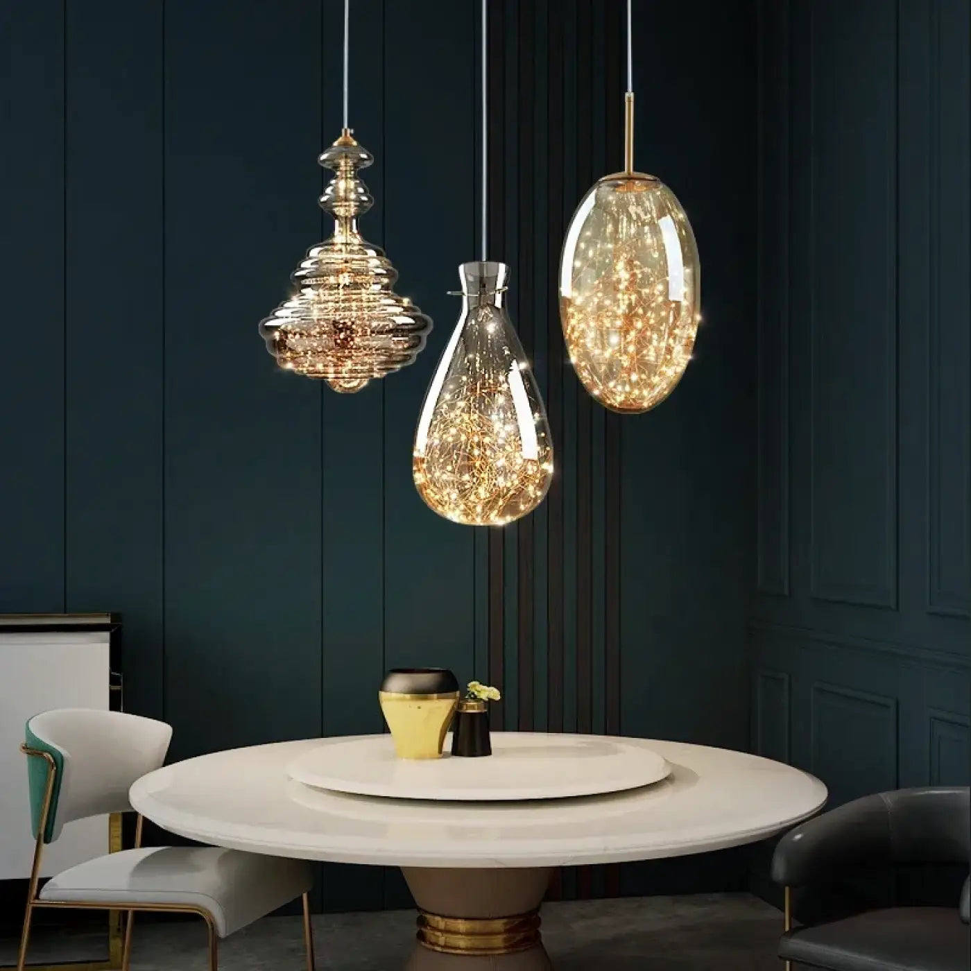 Suspension Luminaire Moderne en Verre - Duroutyge