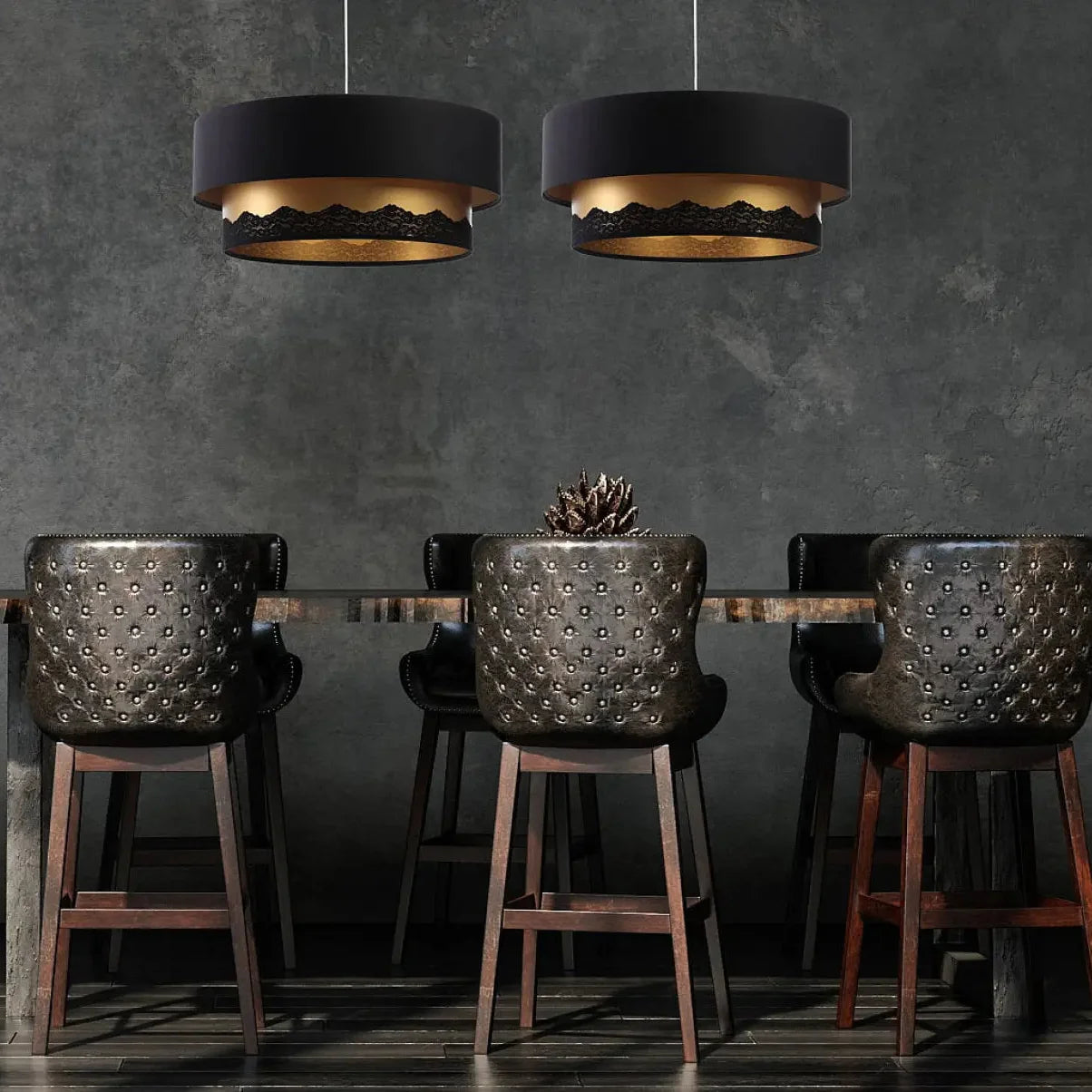 Suspension Luminaire - Duo (Noir)
