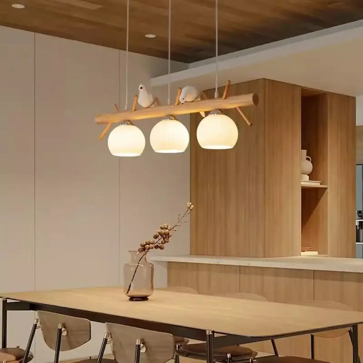 Suspension Luminaire en Bois - Ravin
