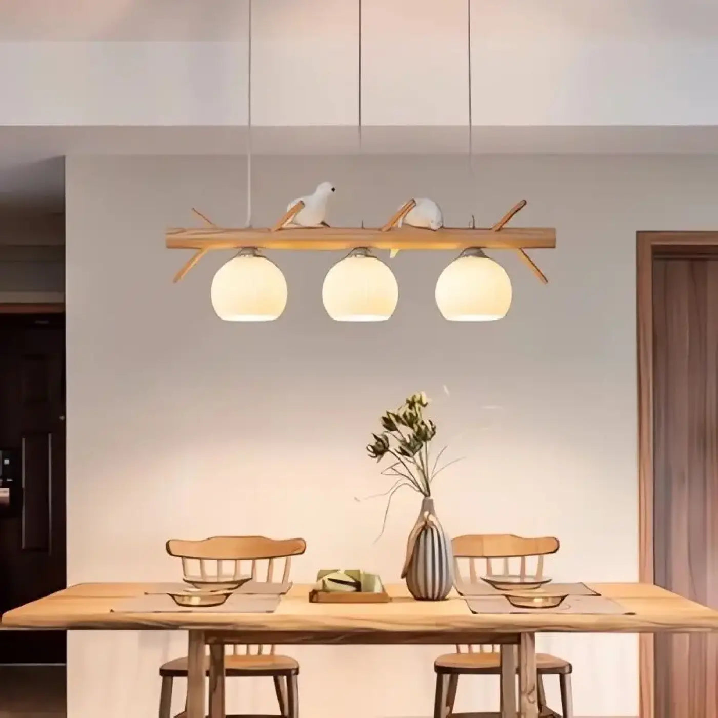 Suspension Luminaire en Bois - Ravin