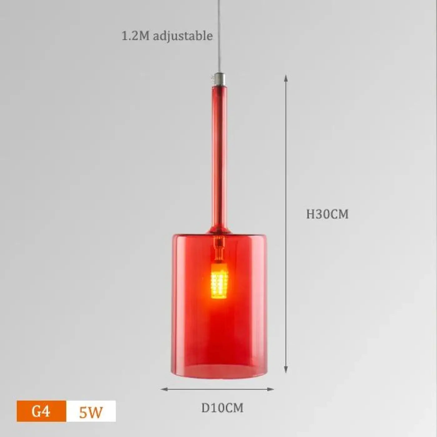 Suspension Luminaire Design en Verre - Cylis