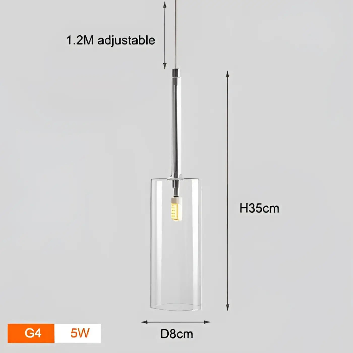 Suspension Luminaire Design en Verre - Cylis