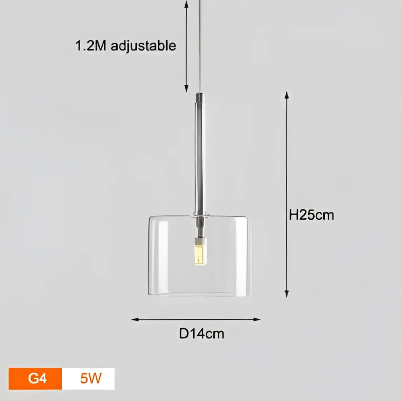 Suspension Luminaire Design en Verre - Cylis