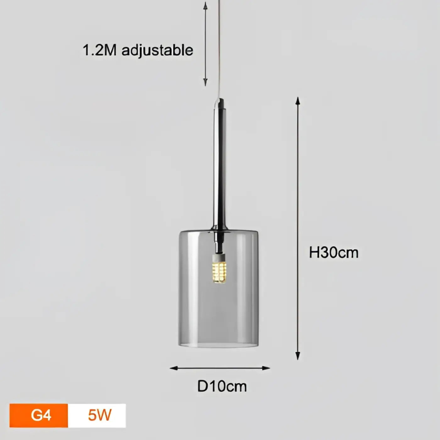 Suspension Luminaire Design en Verre - Cylis