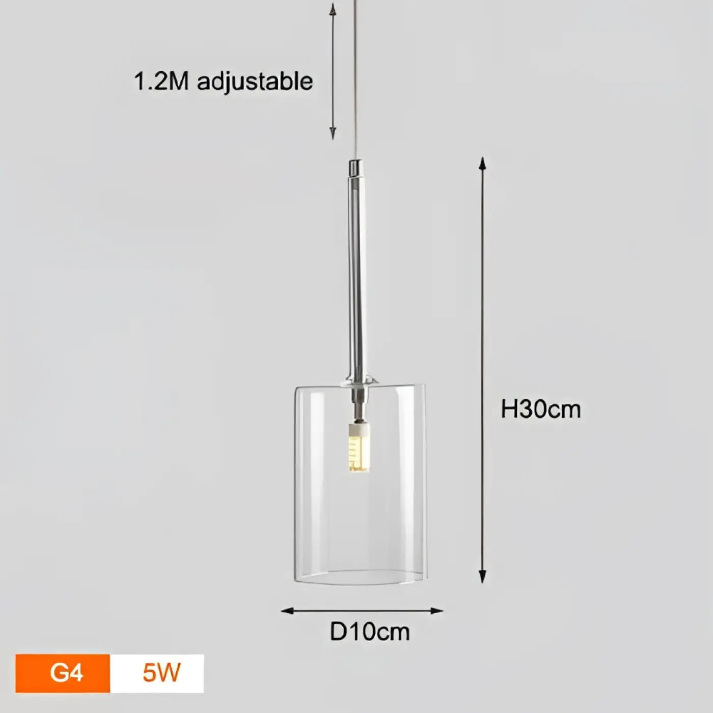 Suspension Luminaire Design en Verre - Cylis