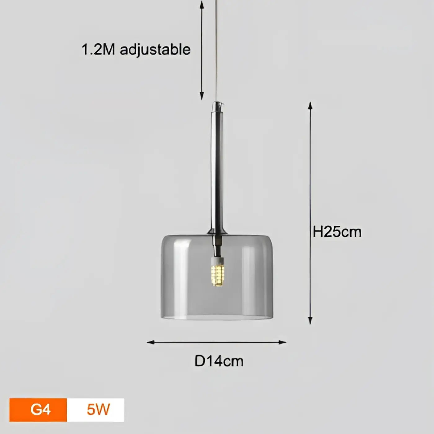 Suspension Luminaire Design en Verre - Cylis