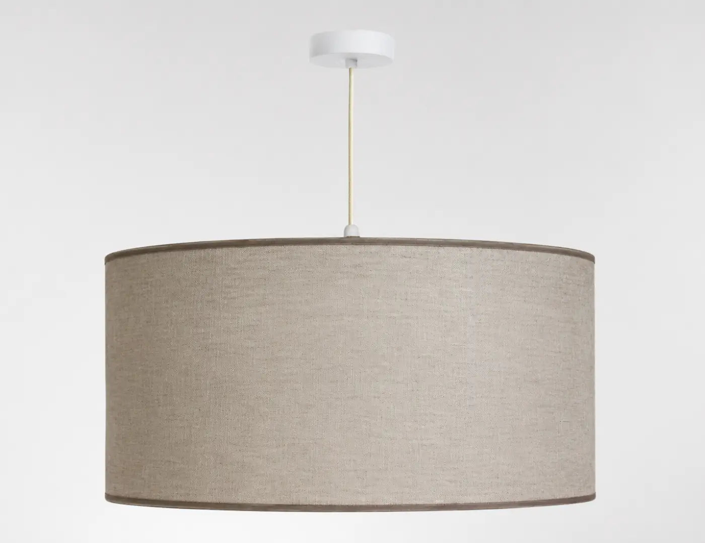 Suspension Luminaire Design - Boho Linen (Beige/Crème)