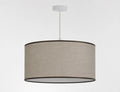 Suspension Luminaire Design - Boho Linen (Beige/Ecru)