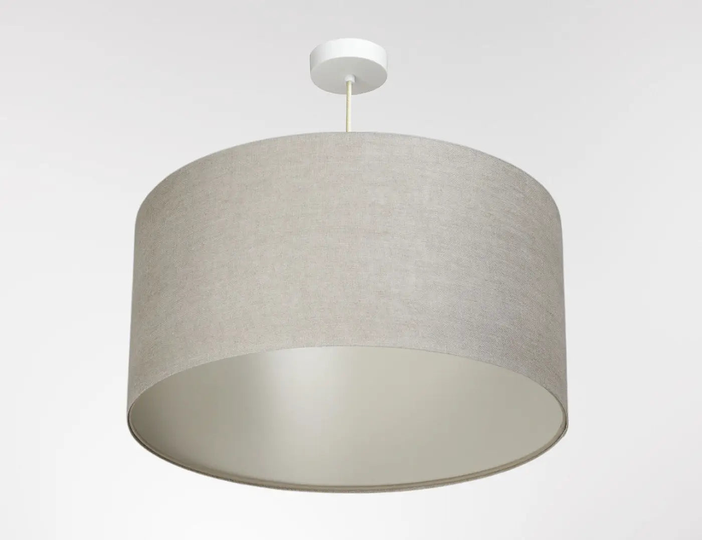 Suspension Luminaire Design - Boho Linen (Beige)