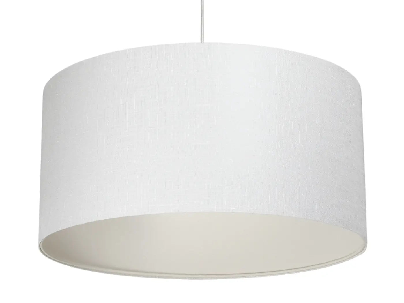 Suspension Luminaire Design - Boho Linen (Blanc Crème)