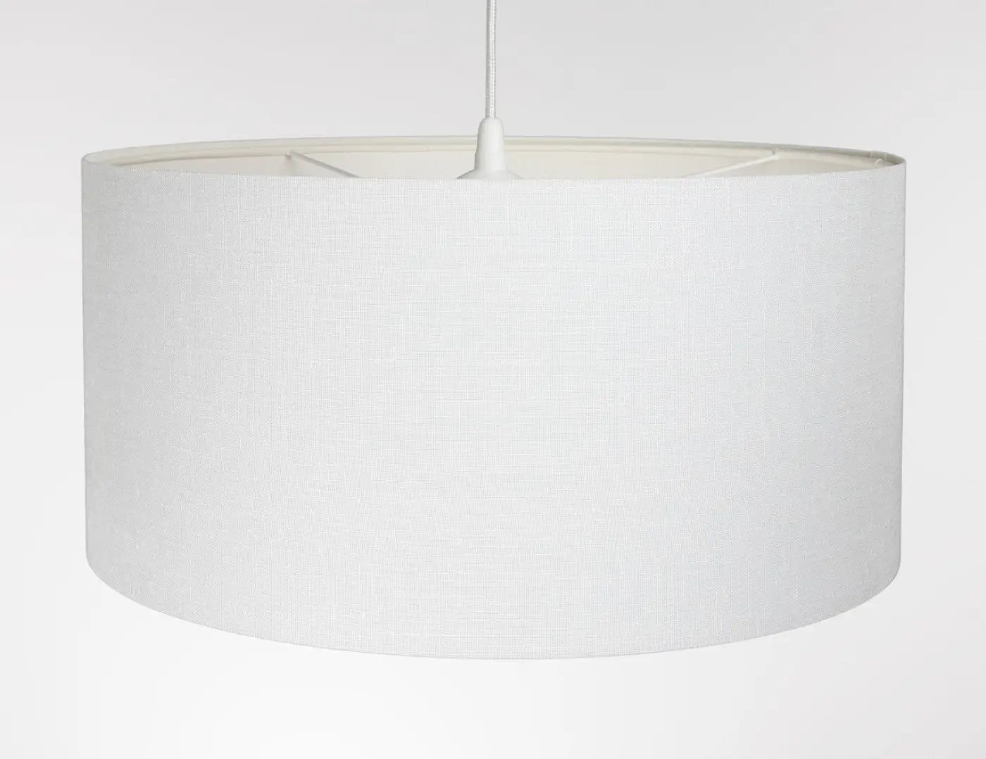 Suspension Luminaire Design - Boho Linen (Blanc Crème)